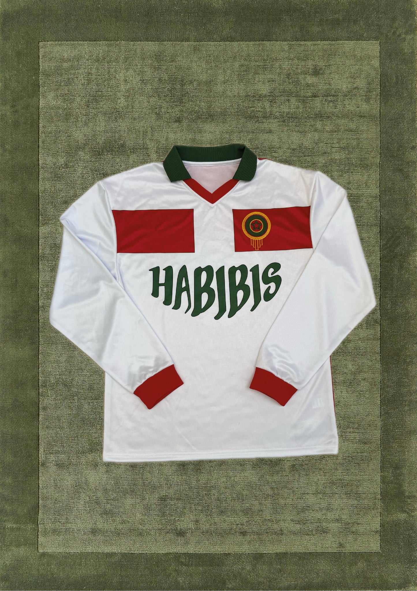 Limited soccer shirt long sleeves with collar