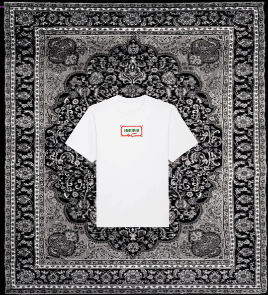 "HABIBIS FM" T-SHIRT IN WHITE