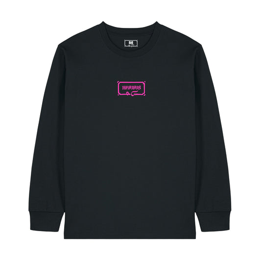 LAISSE LES FILLES! - LONGSLEEVE (BLACK-PINK)
