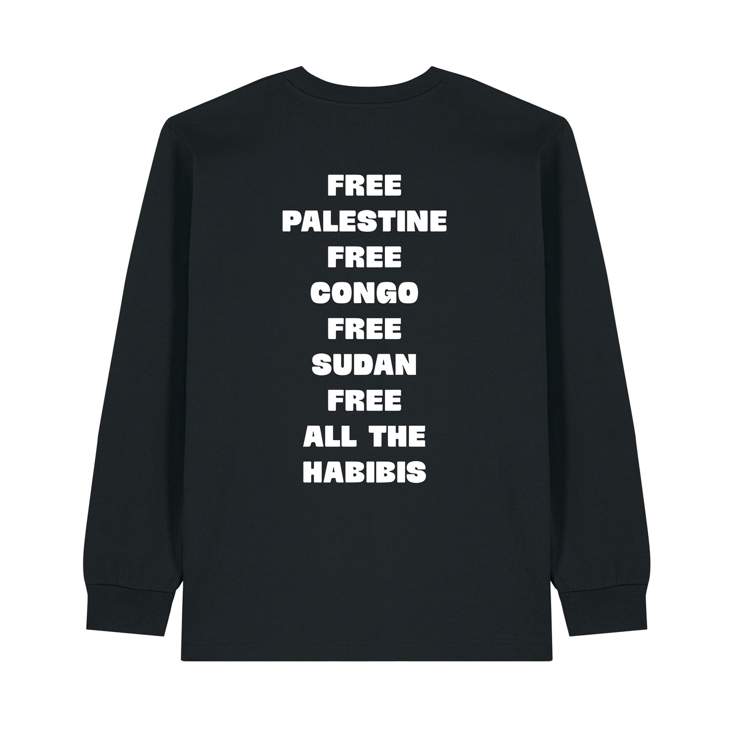 FREE THE HABIBIS - LONGSLEEVE (BLACK)